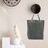 Round Wooden Wall Hook with Brass Inlay